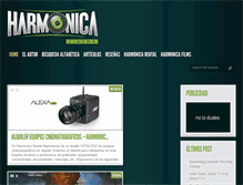 Tablet Screenshot of harmonicacinema.com